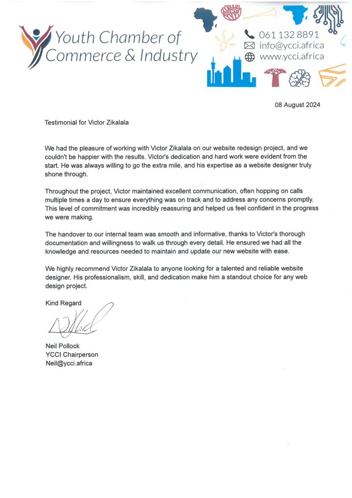 Youth Chamber of Commerce & Industry
