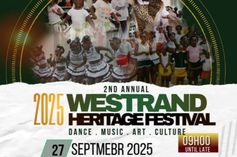 West Rand Heritage Festival 27 Sept 2025
